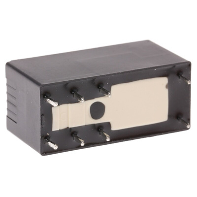 TE Connectivity PCB Mount Power Relay, 12V dc Coil, 8A Switching Current, DPDT