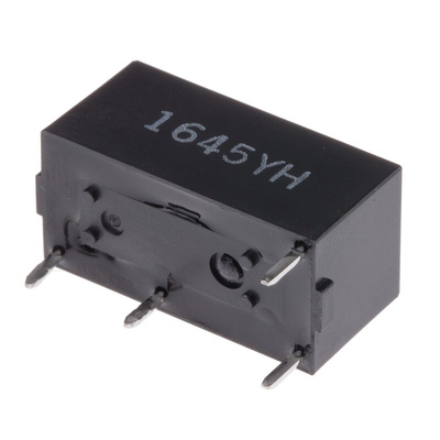 Omron PCB Mount Power Relay, 12V dc Coil, 5A Switching Current, SPST
