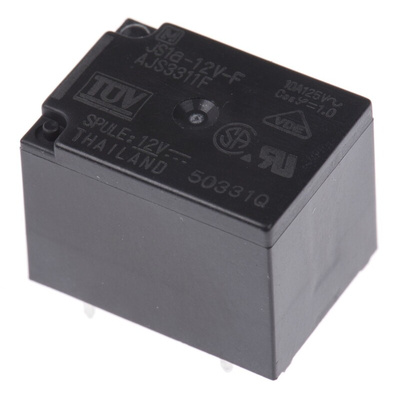 Panasonic PCB Mount Non-Latching Relay, 12V dc Coil, 5A Switching Current, SPST