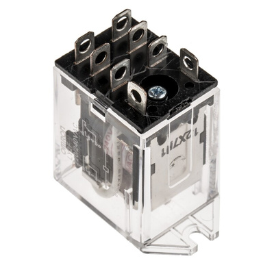 Omron Flange Mount Power Relay, DPDT
