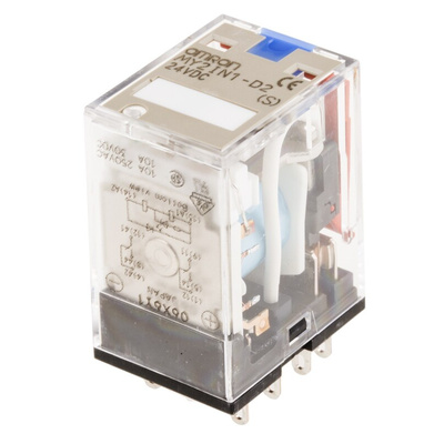 Omron Plug In Power Relay, DPDT