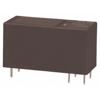 Omron PCB Mount Latching Power Relay, 5V dc Coil, 16A Switching Current, SPST