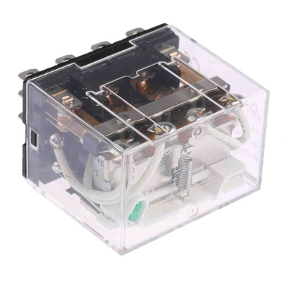 Omron Plug In Power Relay, 24V dc Coil, 10A Switching Current, 4PDT