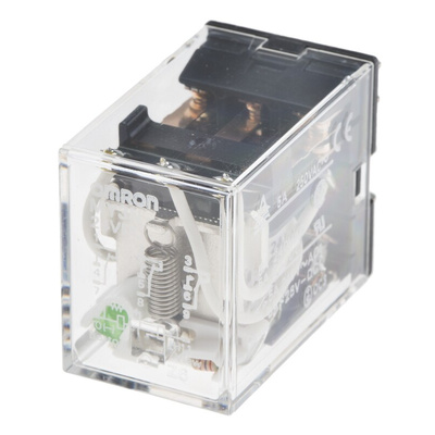 Omron Plug In Power Relay, 24V dc Coil, 5A Switching Current, 3PDT