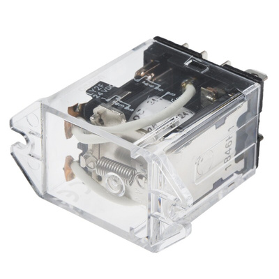 Omron Plug In Power Relay, 24V dc Coil, 10A Switching Current, DPDT