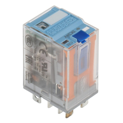 Turck Plug In Power Relay, 24V dc Coil, 10A Switching Current, DPDT