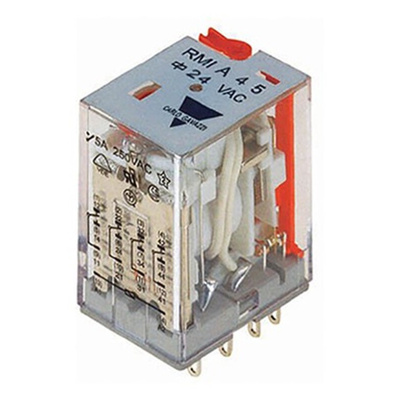 Carlo Gavazzi Plug In Power Relay, 24V ac Coil, 5A Switching Current, 4PDT