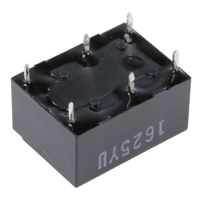 Omron PCB Mount Power Relay, 5V dc Coil, 8A Switching Current, DPST