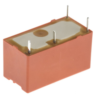TE Connectivity PCB Mount Power Relay, 12V dc Coil, 6A Switching Current, SPST