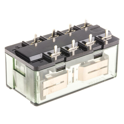 Panasonic DPDT Non-Latching Relay PCB Mount, 12V dc Coil, 15 A