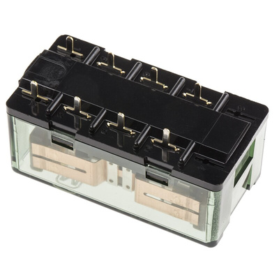 Panasonic DPDT Non-Latching Relay PCB Mount, 5V dc Coil, 15 A