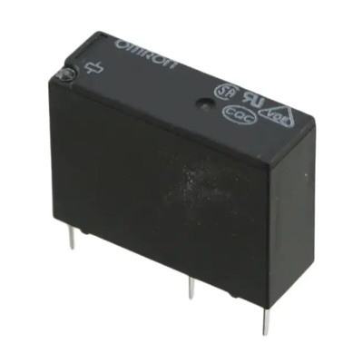 Omron PCB Mount Power Relay, 5V dc Coil, 3A Switching Current, SPST