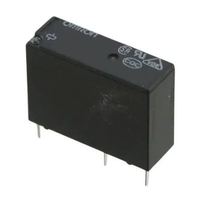 Omron PCB Mount Power Relay, 5V dc Coil, 5A Switching Current, SPST