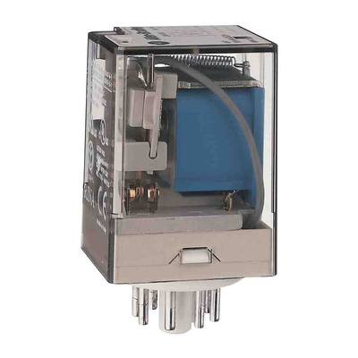 Rockwell Automation Plug In Non-Latching Relay, 220V dc Coil, 10A Switching Current, DPDT