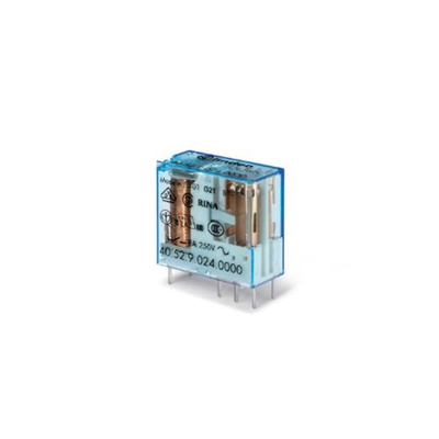 Finder PCB Mount Power Relay, 24V dc Coil, 8A Switching Current
