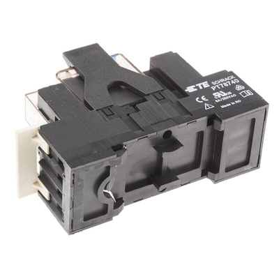 TE Connectivity DIN Rail Power Relay, 12V dc Coil, 6A Switching Current, 4PDT