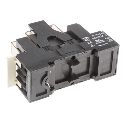 TE Connectivity DIN Rail Power Relay, 24V ac Coil, 6A Switching Current, 4PDT