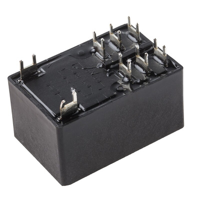 TE Connectivity PCB Mount Power Relay, 24V dc Coil, 30A Switching Current, DPDT