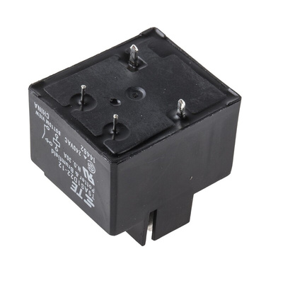 TE Connectivity PCB Mount Power Relay, 12V dc Coil, 30A Switching Current, SPST