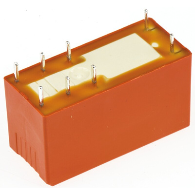 TE Connectivity PCB Mount Power Relay, 5V dc Coil, 16A Switching Current, SPDT