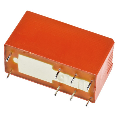 TE Connectivity PCB Mount Power Relay, 24V dc Coil, 16A Switching Current, SPDT