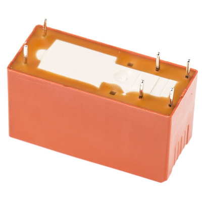 TE Connectivity PCB Mount Power Relay, 12V dc Coil, 8A Switching Current, DPST