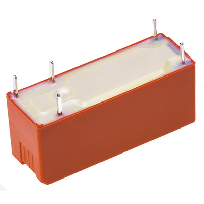 TE Connectivity PCB Mount Power Relay, 5V dc Coil, 8A Switching Current, SPDT