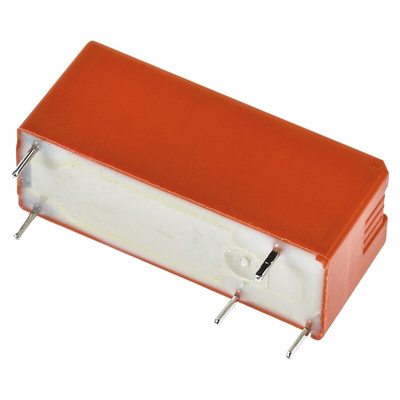 TE Connectivity PCB Mount Power Relay, 12V dc Coil, 8A Switching Current, SPDT