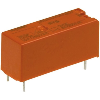 TE Connectivity PCB Mount Power Relay, 12V dc Coil, 8A Switching Current, SPDT