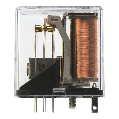 TE Connectivity PCB Mount Power Relay, 24V dc Coil, 5A Switching Current, DPDT