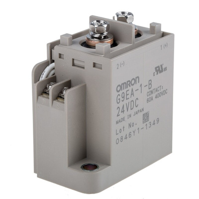 Omron Surface Mount Power Relay, 24V dc Coil, 100A Switching Current, SPST