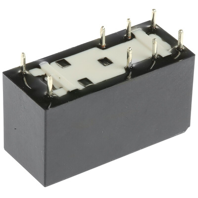 Omron PCB Mount Power Relay, 12V dc Coil, 8A Switching Current, DPDT