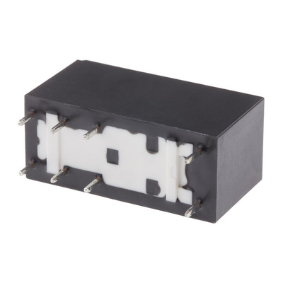 Omron PCB Mount Power Relay, 5V dc Coil, 8A Switching Current, DPDT