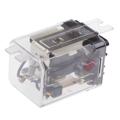 TE Connectivity Panel Mount Power Relay, 12V dc Coil, 10A Switching Current, DPDT