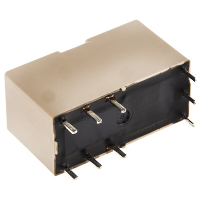 Panasonic PCB Mount Latching Power Relay, 12V dc Coil, 10A Switching Current, DPDT