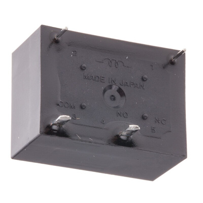 Panasonic PCB Mount Power Relay, 12V dc Coil, 10A Switching Current, SPST