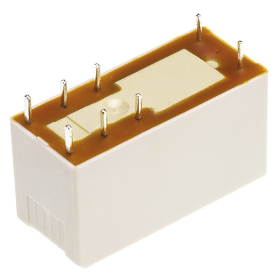 TE Connectivity PCB Mount Power Relay, 12V dc Coil, 8A Switching Current, DPDT