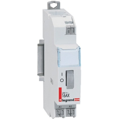 Legrand DIN Rail Power Relay, 230V ac Coil, 16A Switching Current