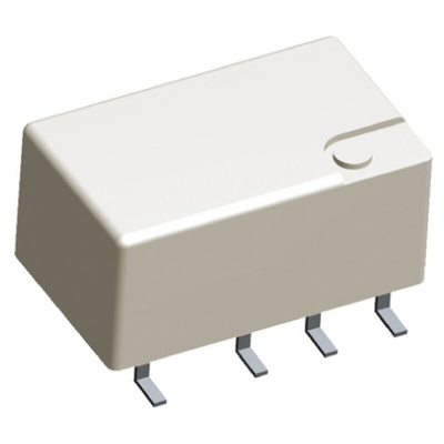TE Connectivity Surface Mount Non-Latching Relay, 12V dc Coil, 2A Switching Current, DPDT