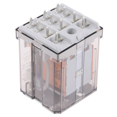 Finder PCB Mount Power Relay, 230V ac Coil, 16A Switching Current, 3PDT