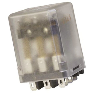 TE Connectivity Plug In Power Relay, 120V ac Coil, 10A Switching Current, 3PDT