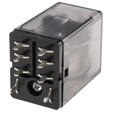 TE Connectivity PCB Mount Power Relay, 24V dc Coil, 15A Switching Current, DPDT