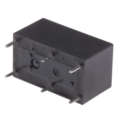 Omron PCB Mount Power Relay, 24V dc Coil, 5A Switching Current, DPST