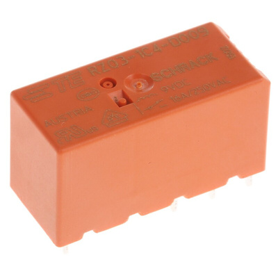 TE Connectivity PCB Mount Power Relay, 5V dc Coil, 16A Switching Current, SPDT