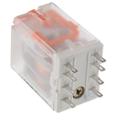 Phoenix Contact PCB Mount Power Relay, 120V ac Coil, 30A Switching Current, DPDT
