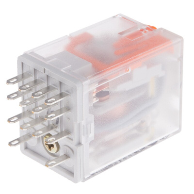 Phoenix Contact Plug In Power Relay, 120V ac Coil, 6A Switching Current, 4PDT