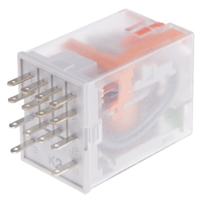 Phoenix Contact PCB Mount Power Relay, 24V ac Coil, 6A Switching Current, 4PDT
