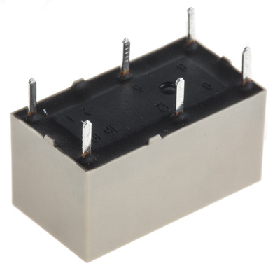 Panasonic PCB Mount Power Relay, 5V dc Coil, 5A Switching Current, DPST