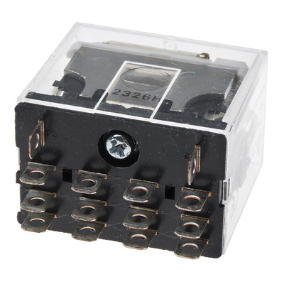 Omron Plug In Power Relay, 120V ac Coil, 10A Switching Current, 4PDT