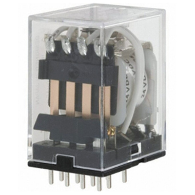Omron PCB Mount Power Relay, 120V ac Coil, 3A Switching Current, 4PDT